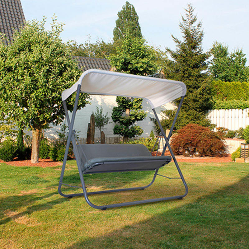 2 Seat Outdoor Hanging Garden Swing With Cushion